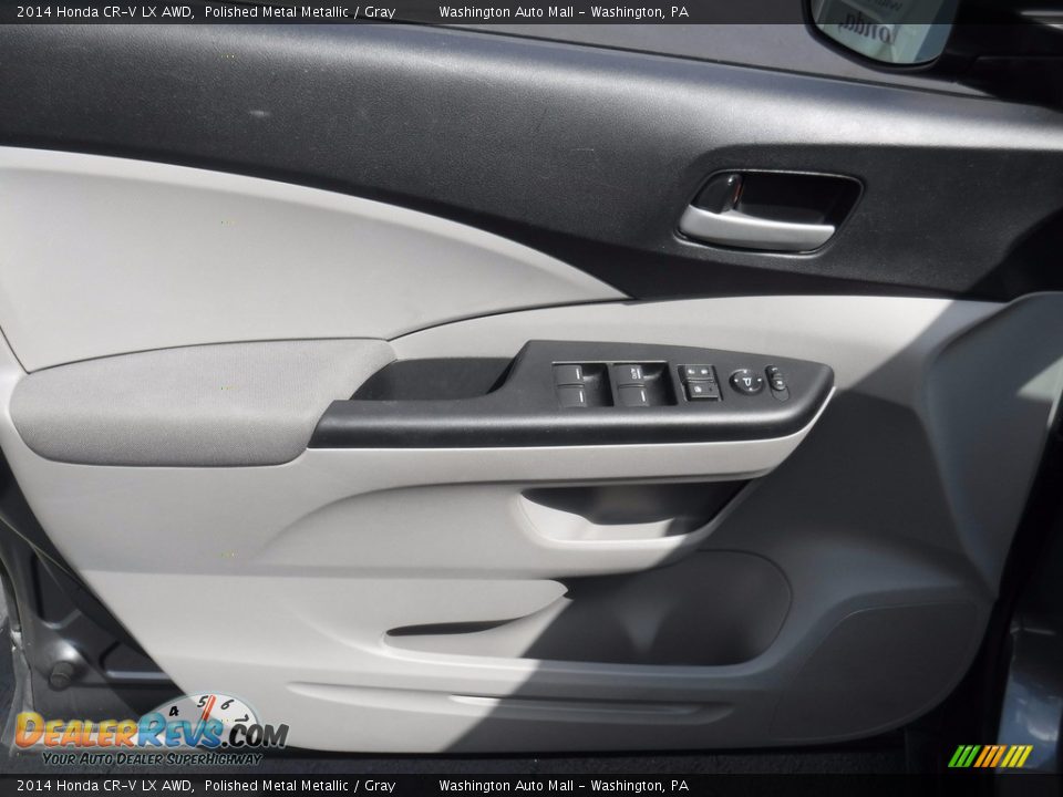 2014 Honda CR-V LX AWD Polished Metal Metallic / Gray Photo #14