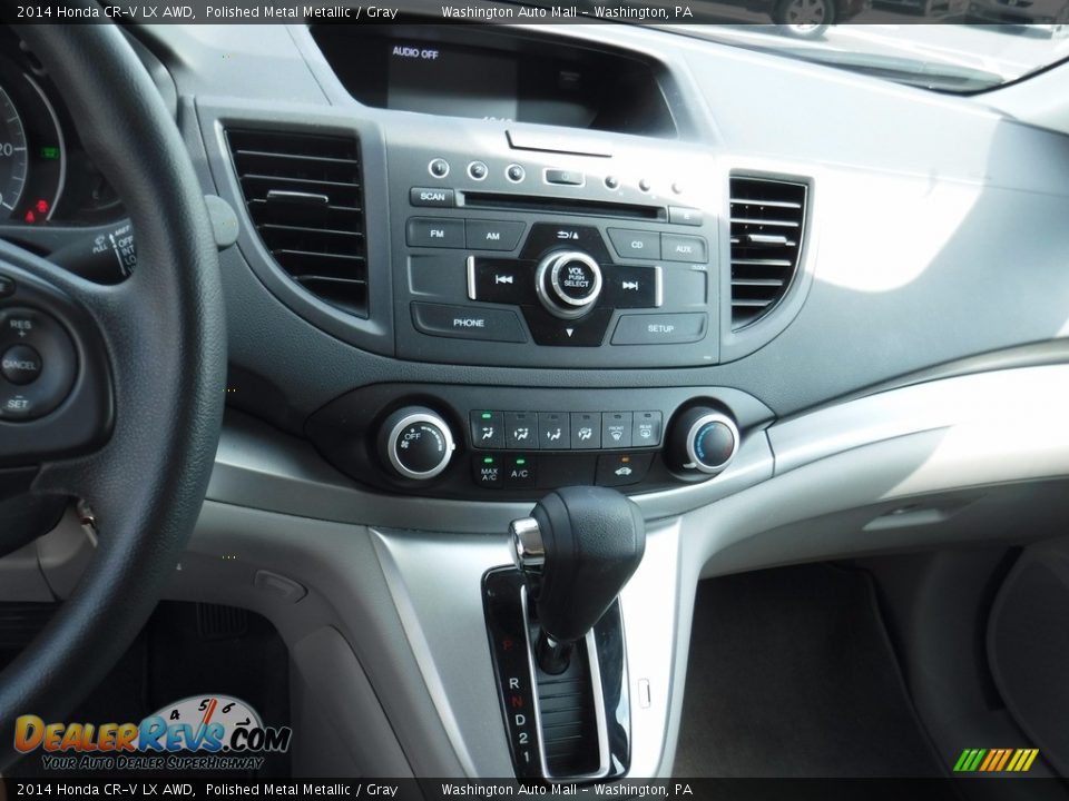 2014 Honda CR-V LX AWD Polished Metal Metallic / Gray Photo #15
