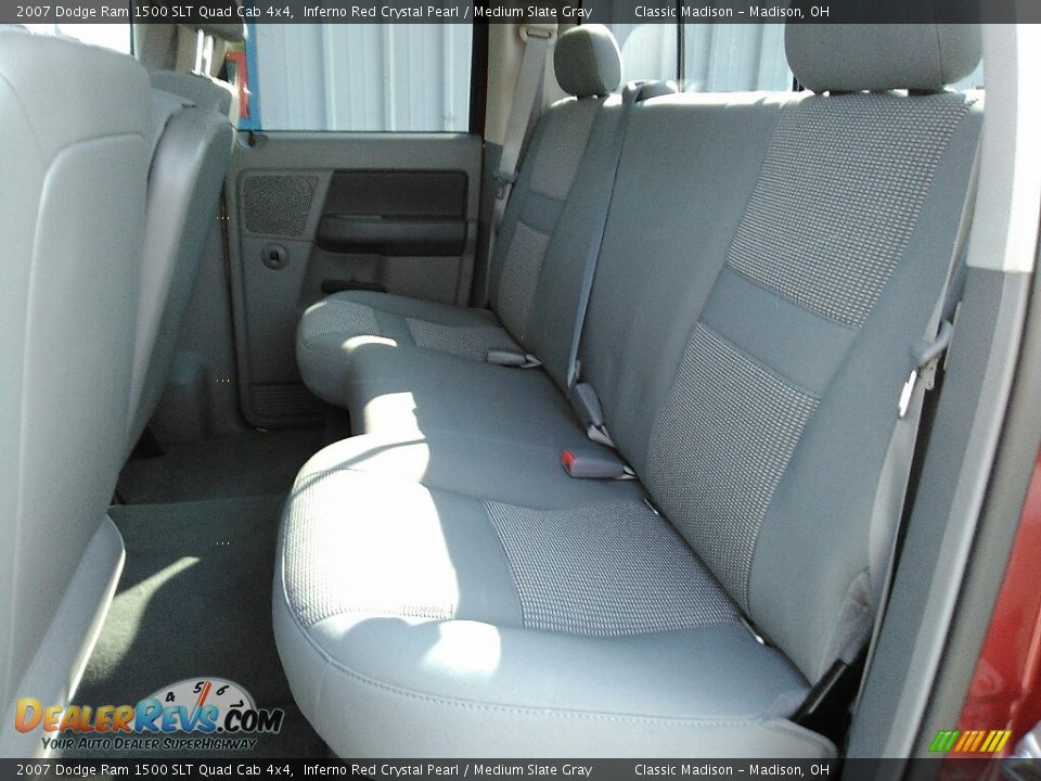 2007 Dodge Ram 1500 SLT Quad Cab 4x4 Inferno Red Crystal Pearl / Medium Slate Gray Photo #21