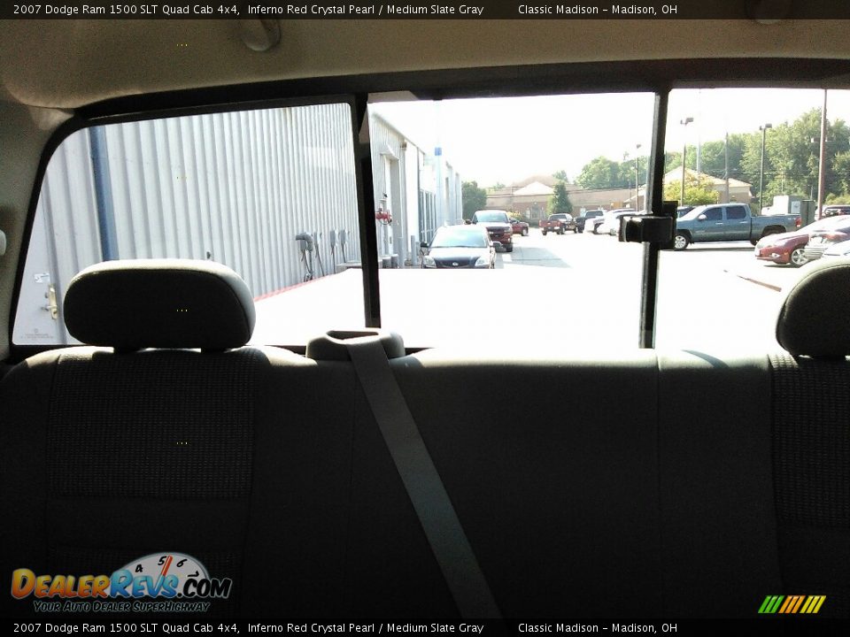 2007 Dodge Ram 1500 SLT Quad Cab 4x4 Inferno Red Crystal Pearl / Medium Slate Gray Photo #23
