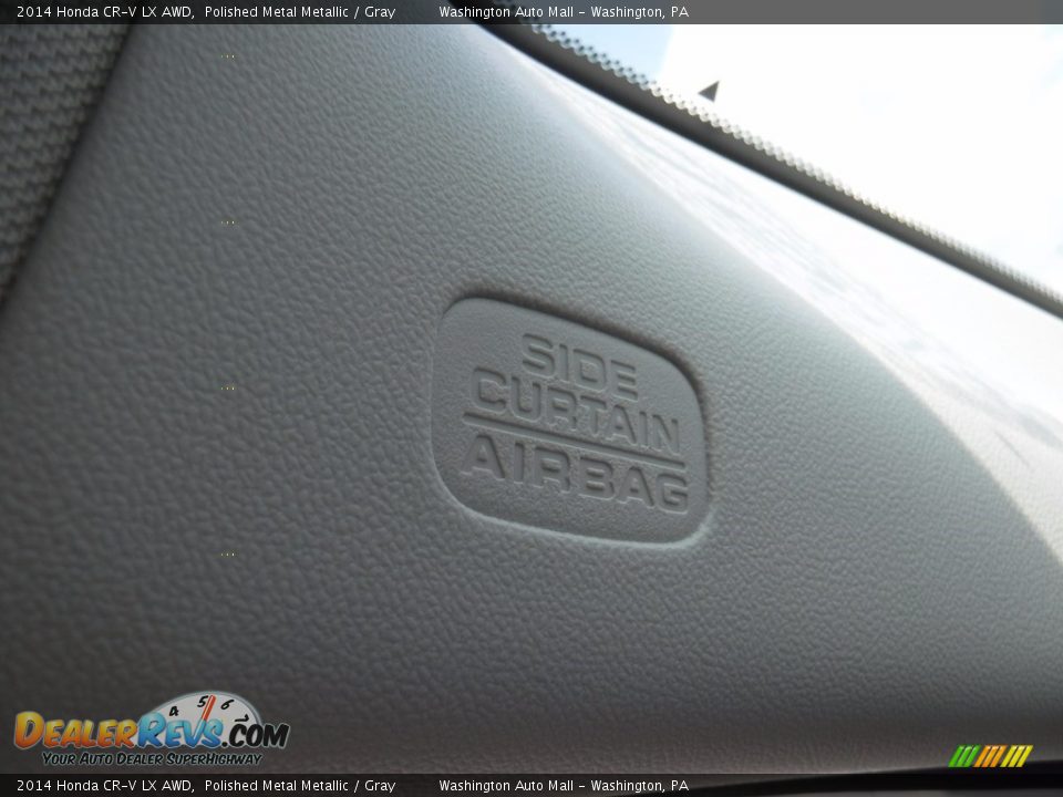 2014 Honda CR-V LX AWD Polished Metal Metallic / Gray Photo #19
