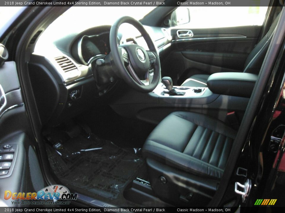 2018 Jeep Grand Cherokee Limited 4x4 Sterling Edition Diamond Black Crystal Pearl / Black Photo #4
