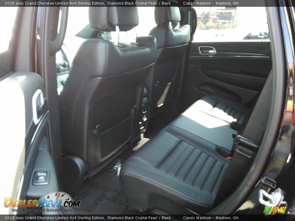 2018 Jeep Grand Cherokee Limited 4x4 Sterling Edition Diamond Black Crystal Pearl / Black Photo #5