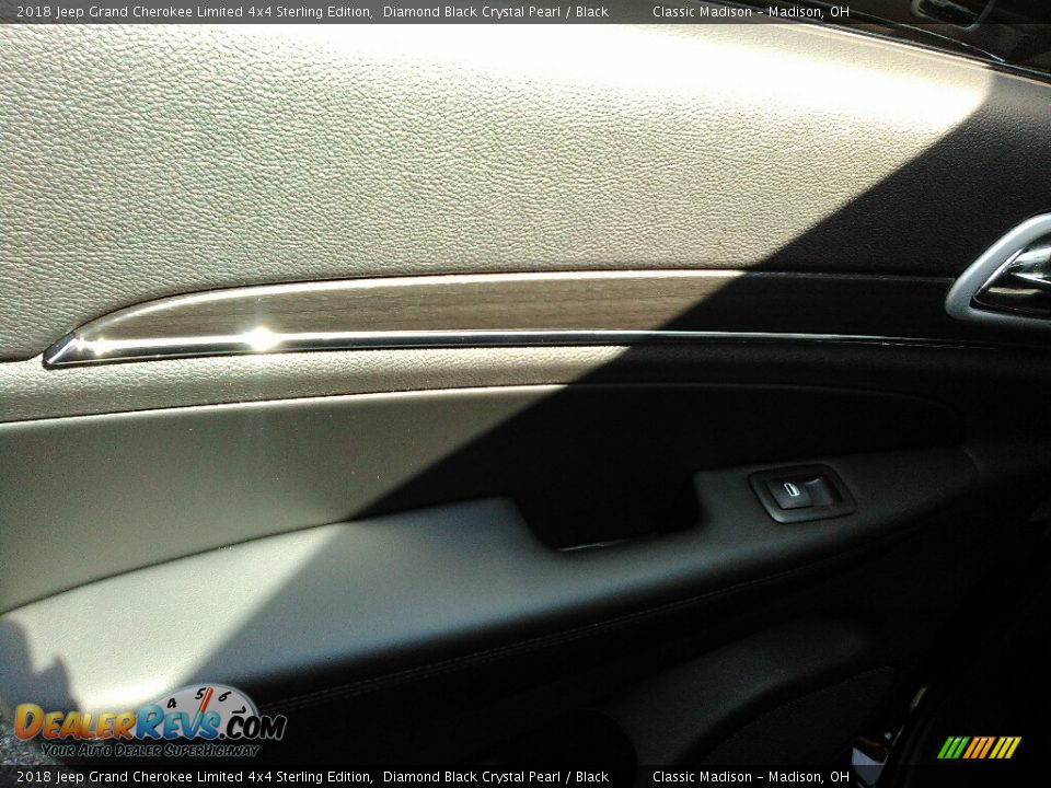 2018 Jeep Grand Cherokee Limited 4x4 Sterling Edition Diamond Black Crystal Pearl / Black Photo #6