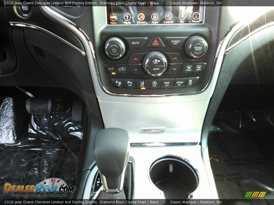 2018 Jeep Grand Cherokee Limited 4x4 Sterling Edition Diamond Black Crystal Pearl / Black Photo #10