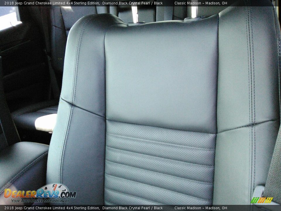 2018 Jeep Grand Cherokee Limited 4x4 Sterling Edition Diamond Black Crystal Pearl / Black Photo #12