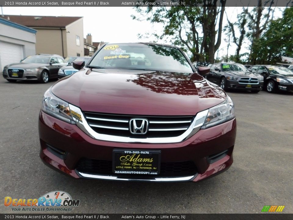 2013 Honda Accord LX Sedan Basque Red Pearl II / Black Photo #3