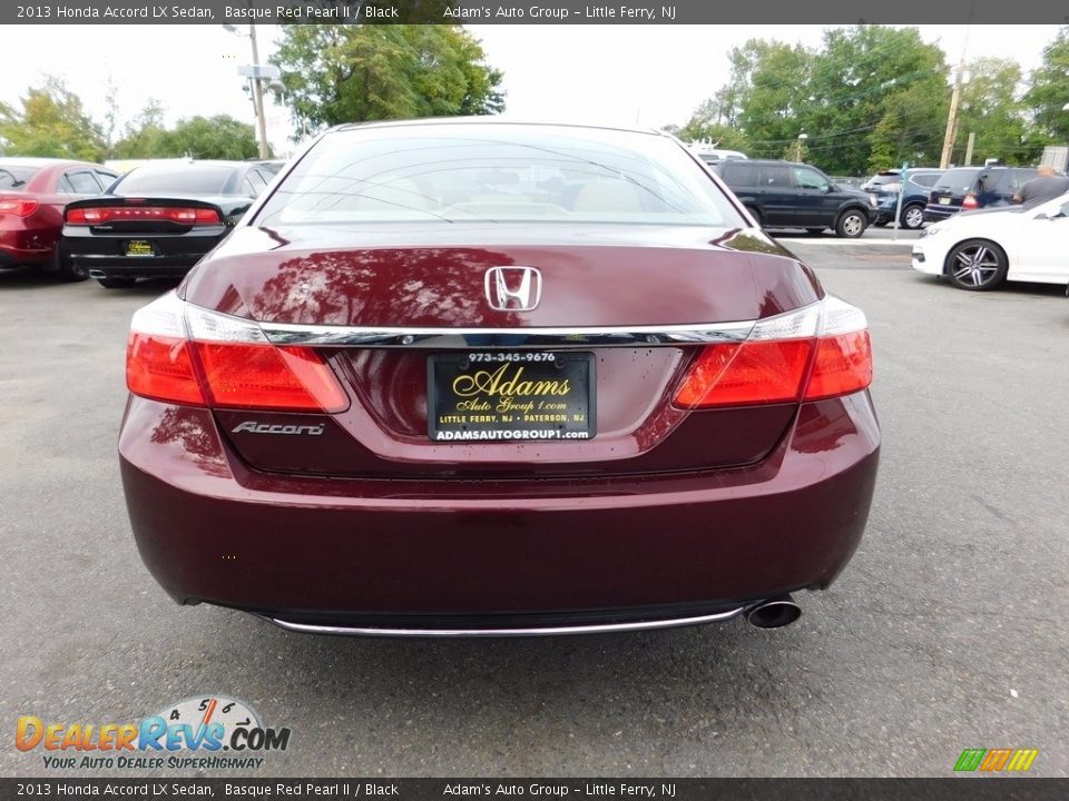 2013 Honda Accord LX Sedan Basque Red Pearl II / Black Photo #6