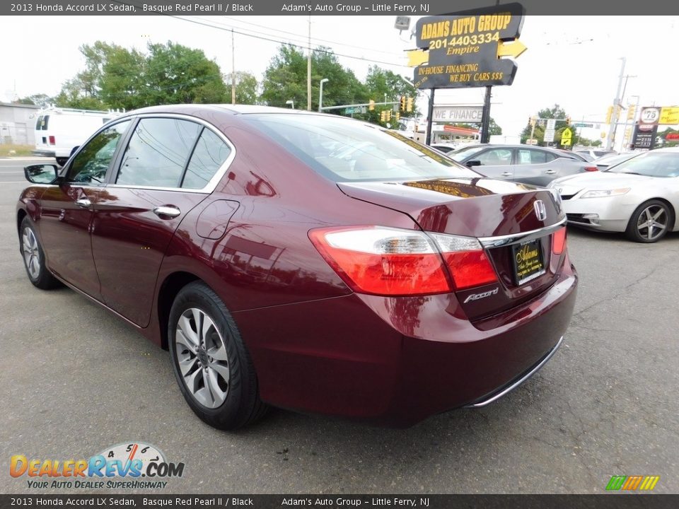 2013 Honda Accord LX Sedan Basque Red Pearl II / Black Photo #7