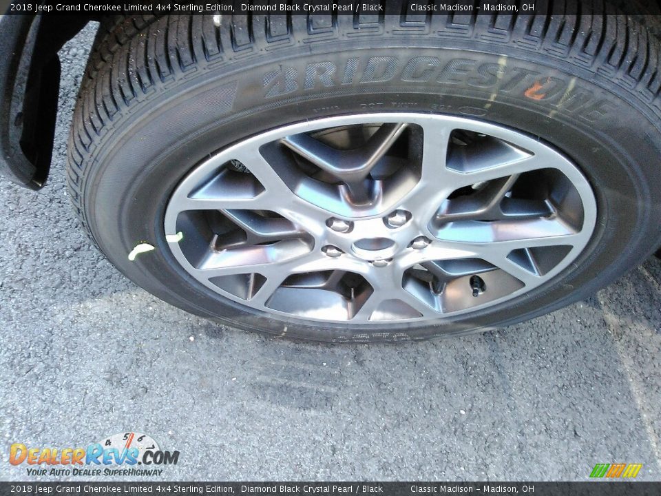 2018 Jeep Grand Cherokee Limited 4x4 Sterling Edition Diamond Black Crystal Pearl / Black Photo #19