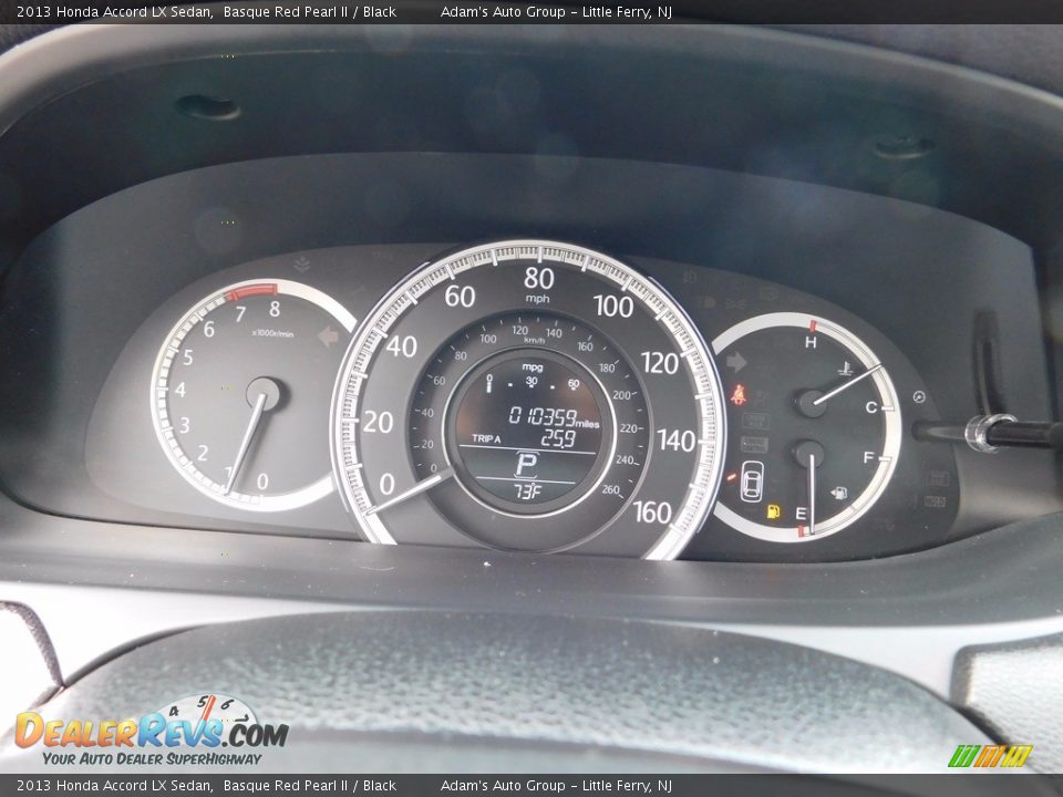 2013 Honda Accord LX Sedan Basque Red Pearl II / Black Photo #13