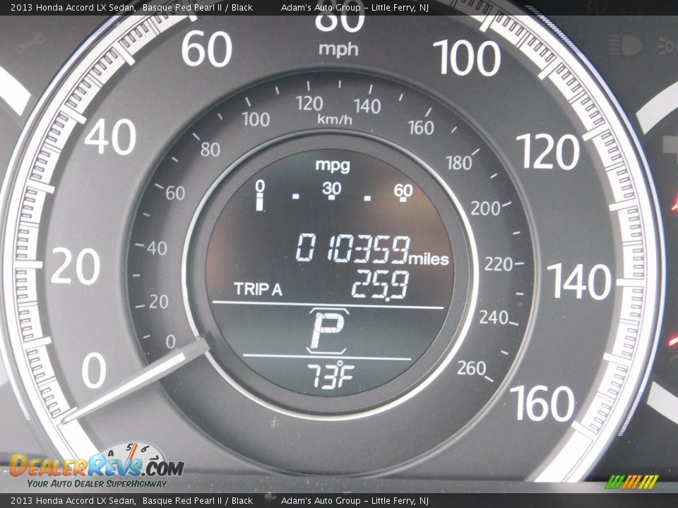 2013 Honda Accord LX Sedan Basque Red Pearl II / Black Photo #14