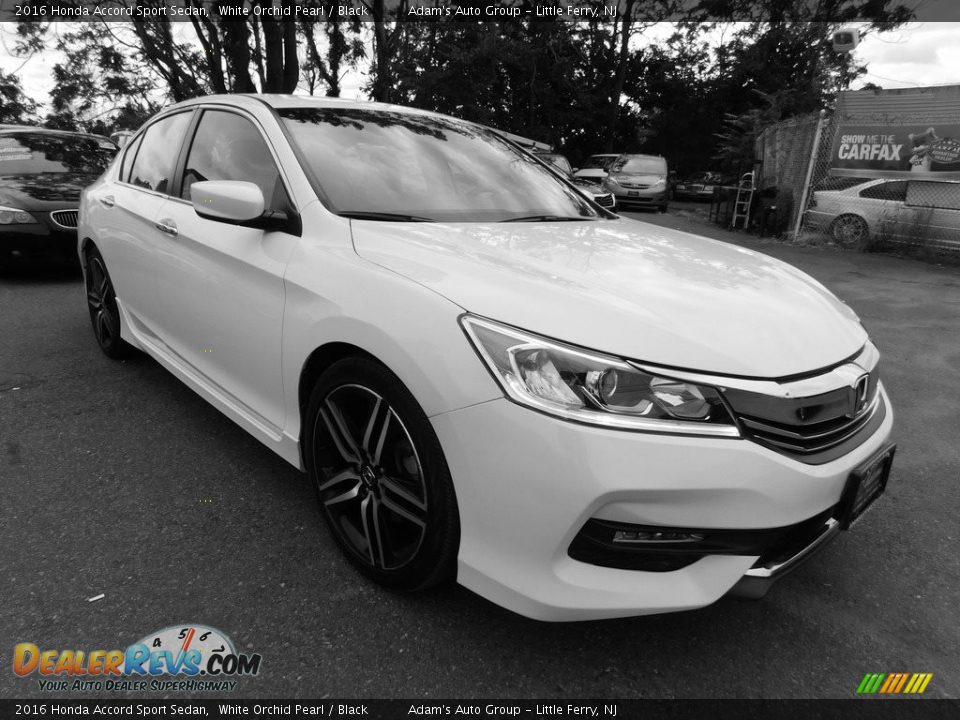 2016 Honda Accord Sport Sedan White Orchid Pearl / Black Photo #1