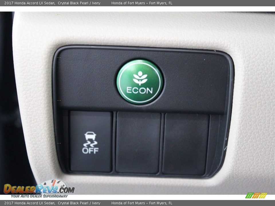 2017 Honda Accord LX Sedan Crystal Black Pearl / Ivory Photo #21