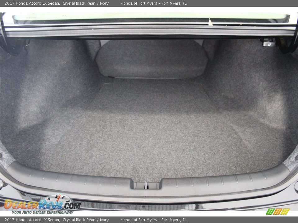 2017 Honda Accord LX Sedan Crystal Black Pearl / Ivory Photo #24