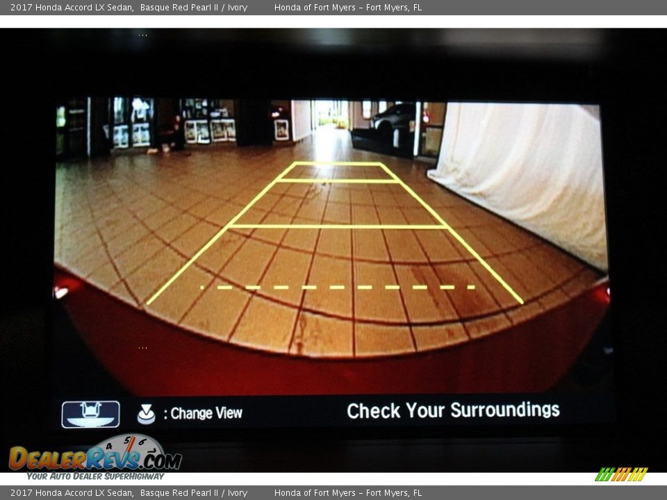 2017 Honda Accord LX Sedan Basque Red Pearl II / Ivory Photo #17