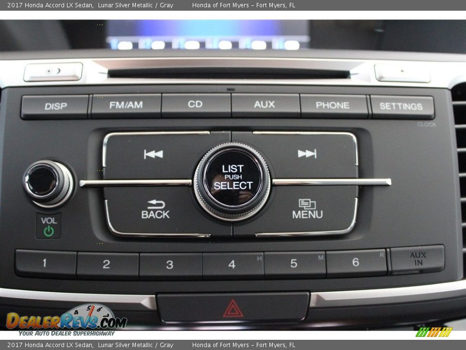 2017 Honda Accord LX Sedan Lunar Silver Metallic / Gray Photo #18
