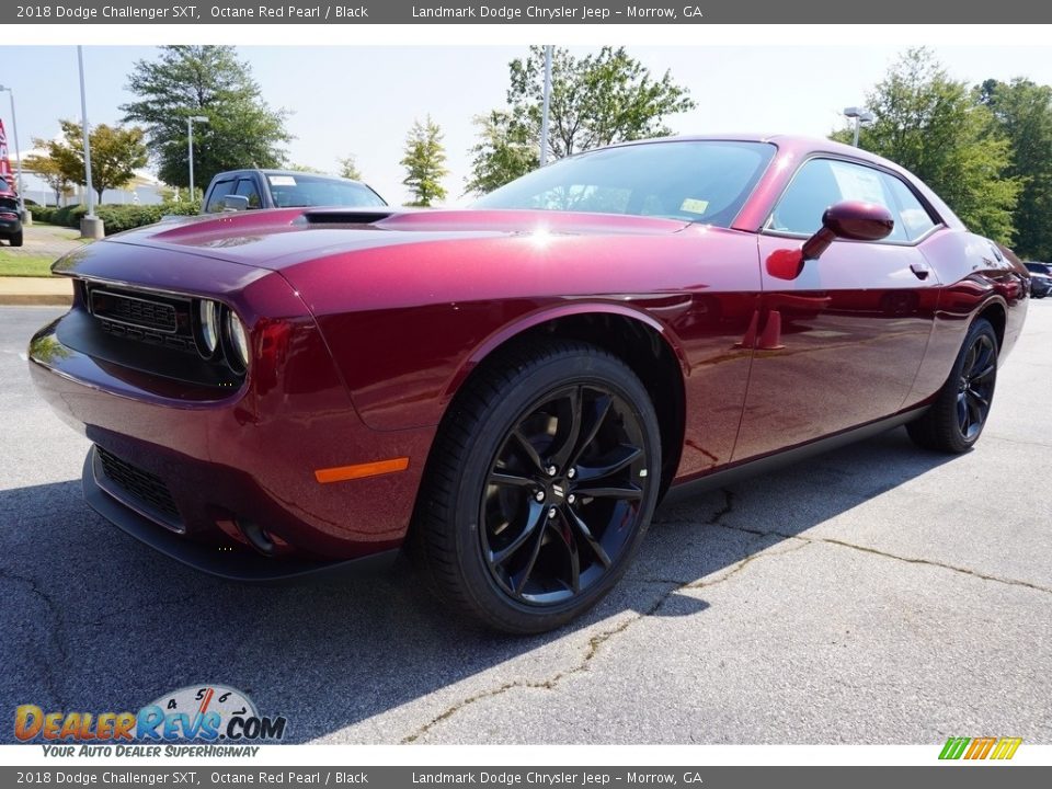 2018 Dodge Challenger SXT Octane Red Pearl / Black Photo #1