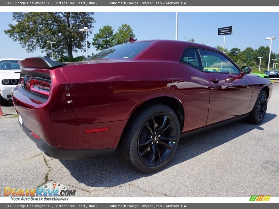 2018 Dodge Challenger SXT Octane Red Pearl / Black Photo #3