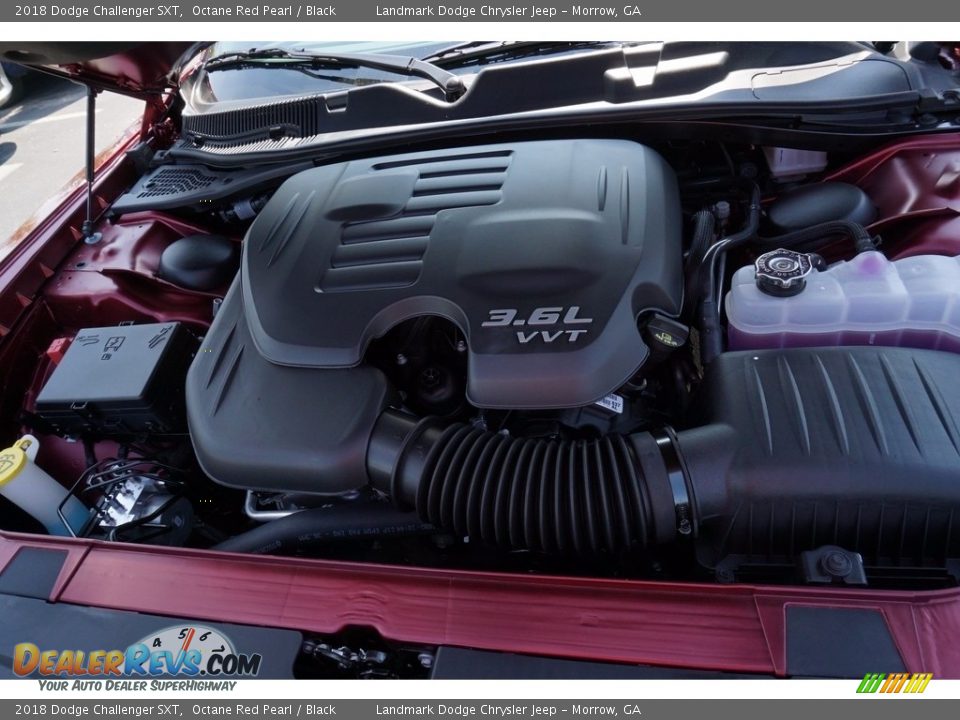 2018 Dodge Challenger SXT Octane Red Pearl / Black Photo #9