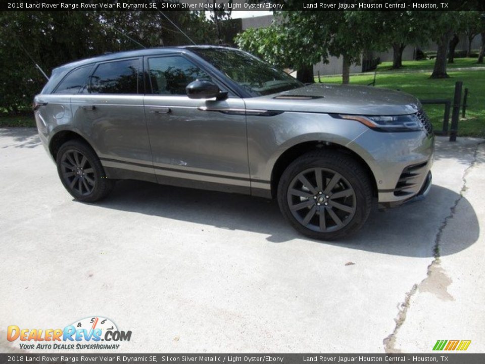 2018 Land Rover Range Rover Velar R Dynamic SE Silicon Silver Metallic / Light Oyster/Ebony Photo #1