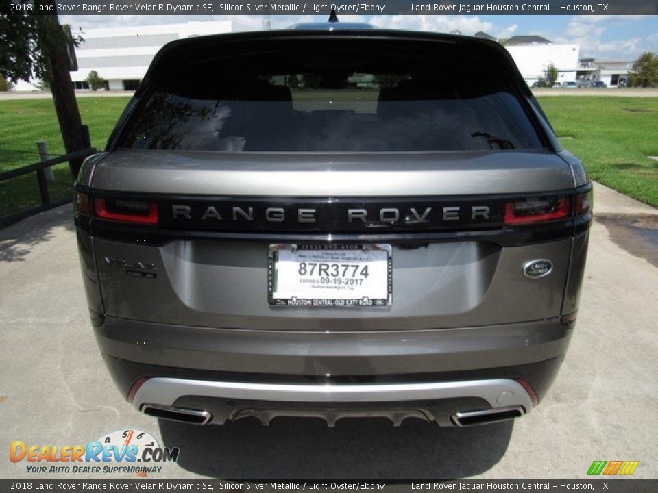 2018 Land Rover Range Rover Velar R Dynamic SE Silicon Silver Metallic / Light Oyster/Ebony Photo #8
