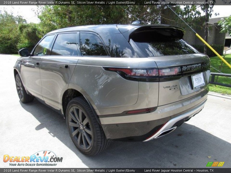 2018 Land Rover Range Rover Velar R Dynamic SE Silicon Silver Metallic / Light Oyster/Ebony Photo #12