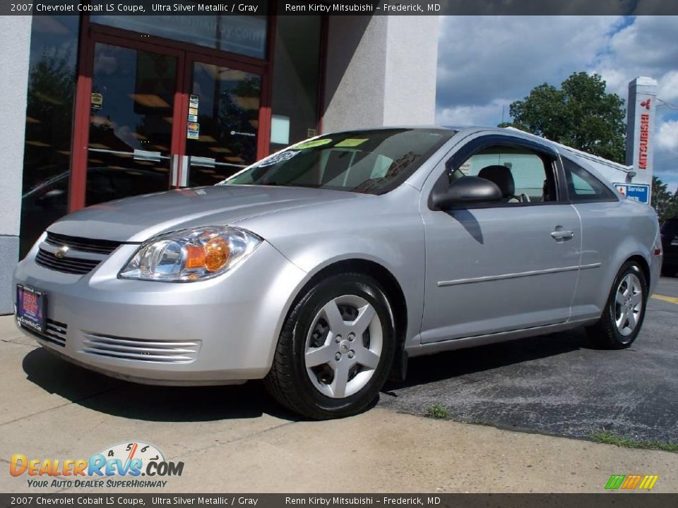 2007 Chevrolet Cobalt LS Coupe Ultra Silver Metallic / Gray Photo #1