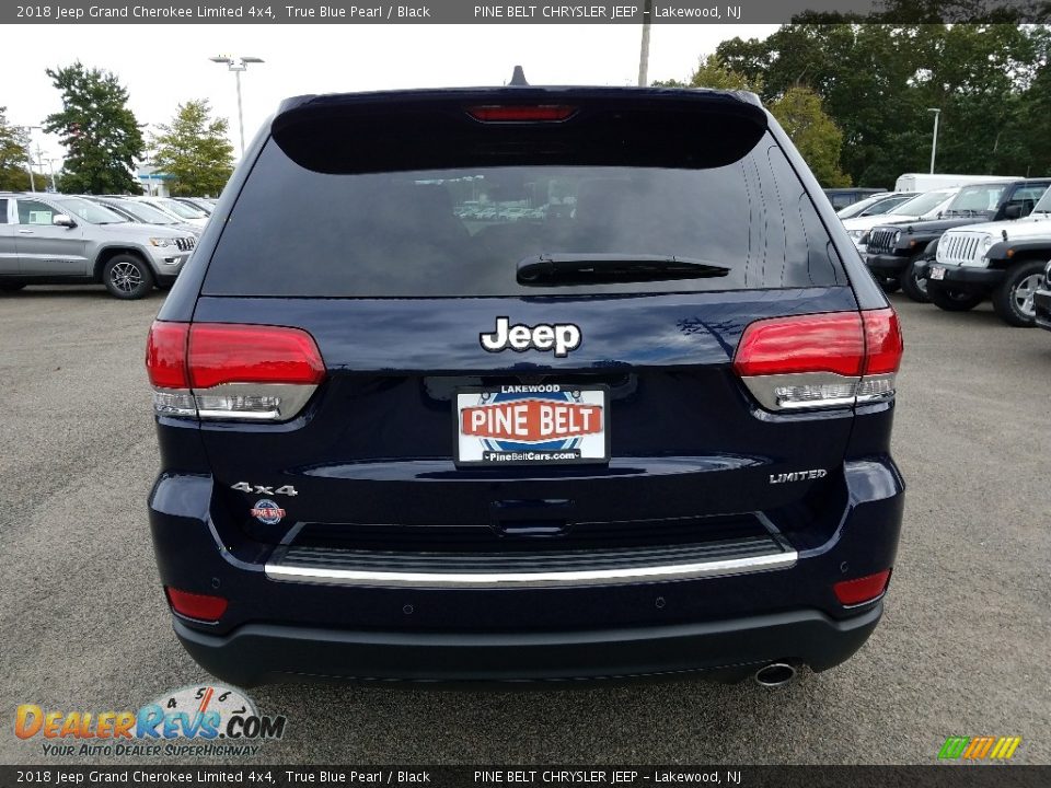 2018 Jeep Grand Cherokee Limited 4x4 True Blue Pearl / Black Photo #5