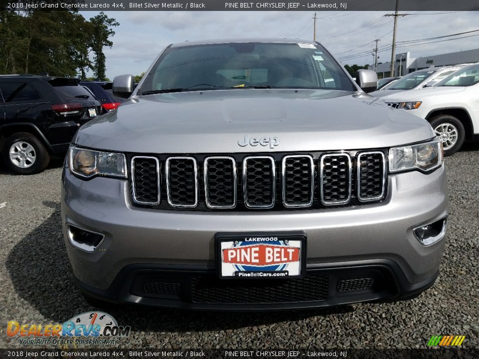 2018 Jeep Grand Cherokee Laredo 4x4 Billet Silver Metallic / Black Photo #2