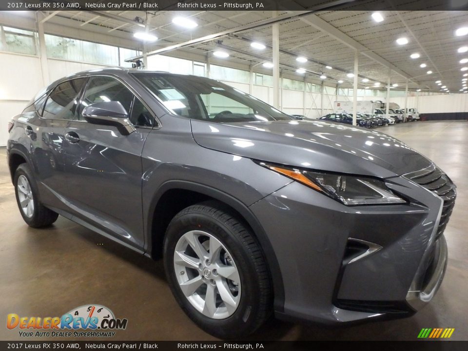 2017 Lexus RX 350 AWD Nebula Gray Pearl / Black Photo #1