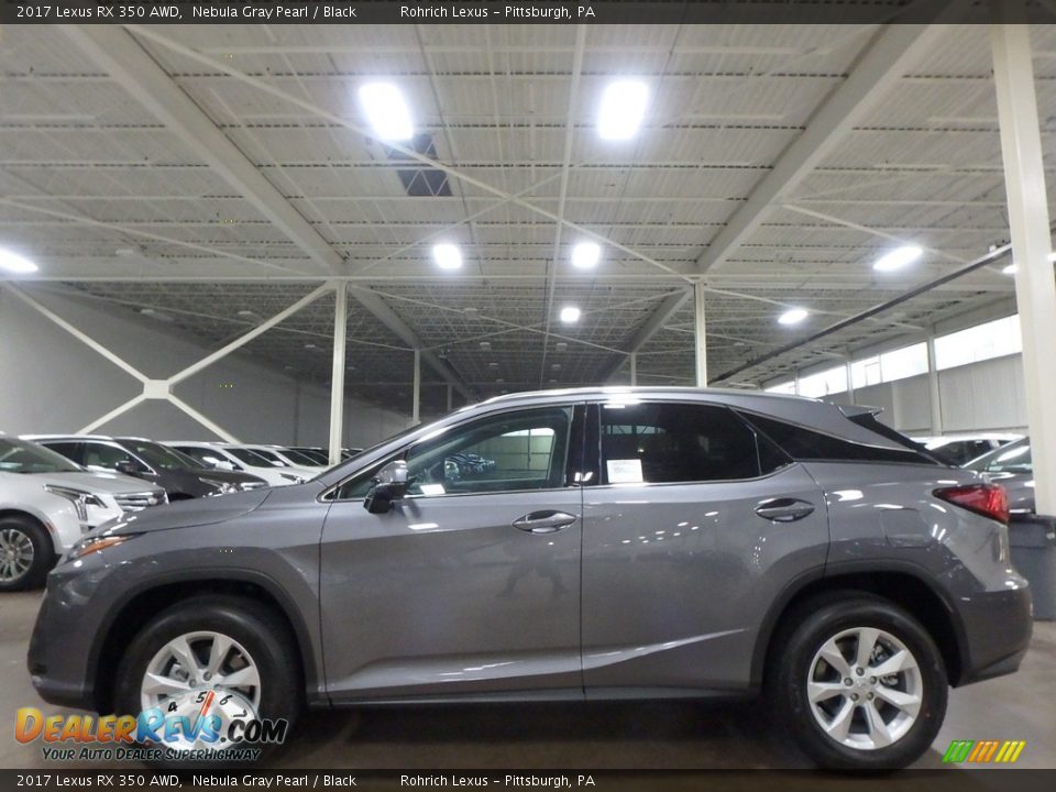 2017 Lexus RX 350 AWD Nebula Gray Pearl / Black Photo #3