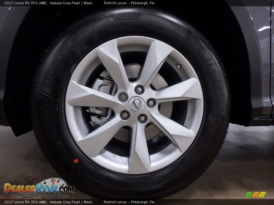 2017 Lexus RX 350 AWD Nebula Gray Pearl / Black Photo #5