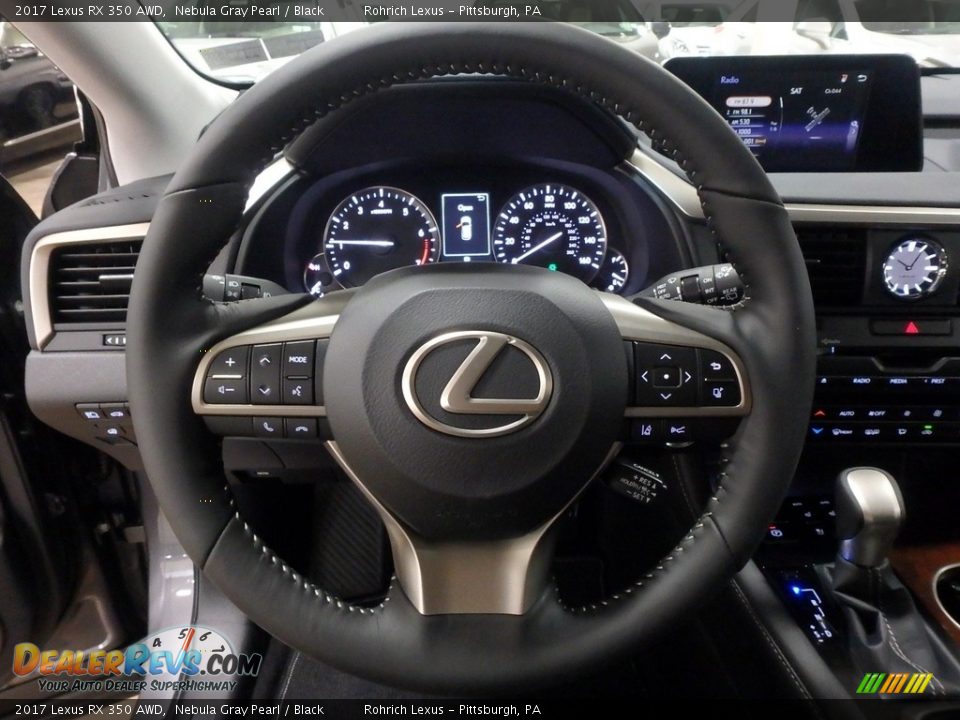 2017 Lexus RX 350 AWD Nebula Gray Pearl / Black Photo #15