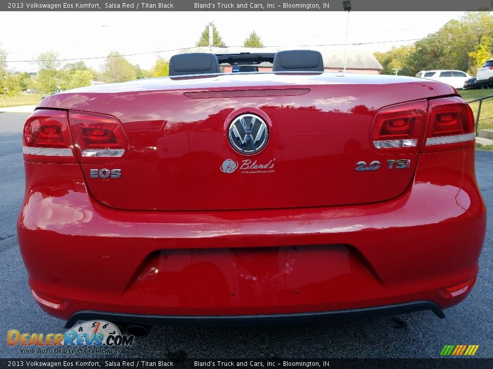 2013 Volkswagen Eos Komfort Salsa Red / Titan Black Photo #4