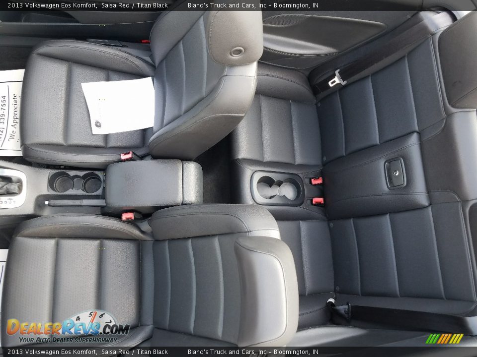 2013 Volkswagen Eos Komfort Salsa Red / Titan Black Photo #9