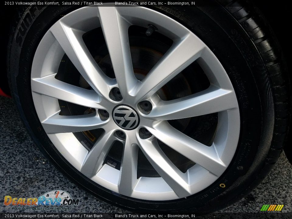 2013 Volkswagen Eos Komfort Salsa Red / Titan Black Photo #34