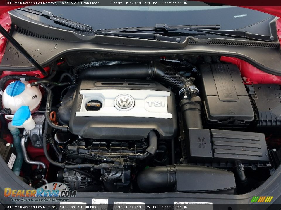 2013 Volkswagen Eos Komfort Salsa Red / Titan Black Photo #35