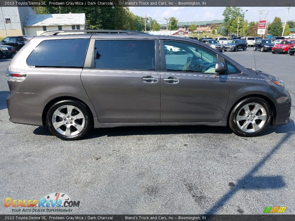 2013 Toyota Sienna SE Predawn Gray Mica / Dark Charcoal Photo #7