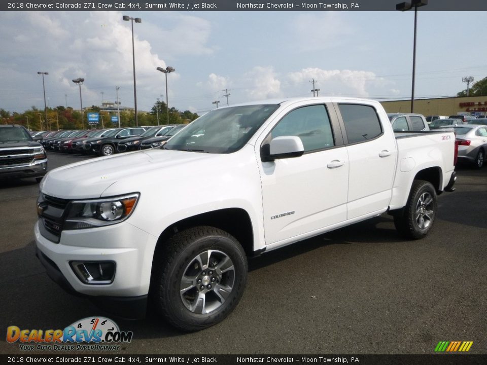 2018 Chevrolet Colorado Z71 Crew Cab 4x4 Summit White / Jet Black Photo #1
