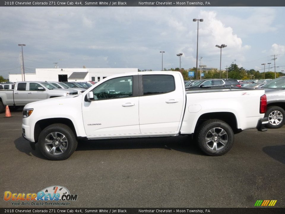 2018 Chevrolet Colorado Z71 Crew Cab 4x4 Summit White / Jet Black Photo #2