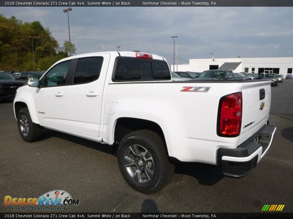2018 Chevrolet Colorado Z71 Crew Cab 4x4 Summit White / Jet Black Photo #3