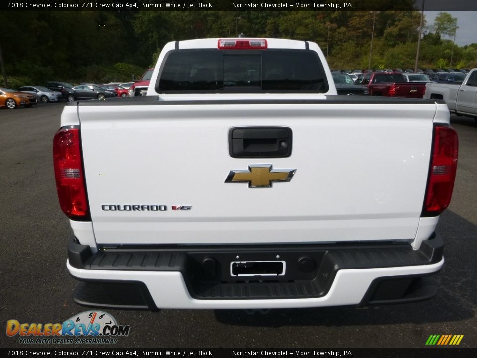 2018 Chevrolet Colorado Z71 Crew Cab 4x4 Summit White / Jet Black Photo #4