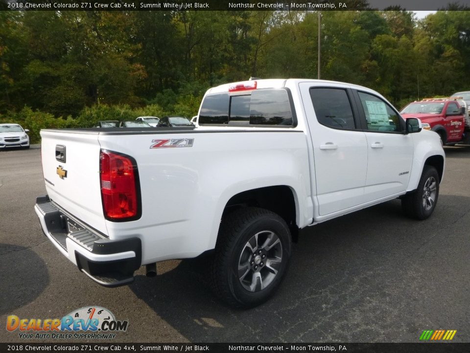 2018 Chevrolet Colorado Z71 Crew Cab 4x4 Summit White / Jet Black Photo #5