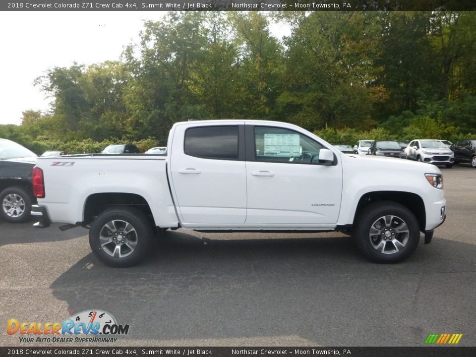 2018 Chevrolet Colorado Z71 Crew Cab 4x4 Summit White / Jet Black Photo #6