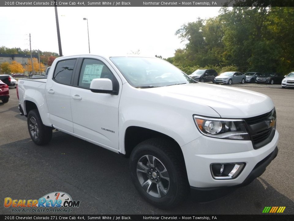 2018 Chevrolet Colorado Z71 Crew Cab 4x4 Summit White / Jet Black Photo #7