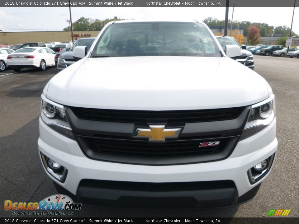 2018 Chevrolet Colorado Z71 Crew Cab 4x4 Summit White / Jet Black Photo #8