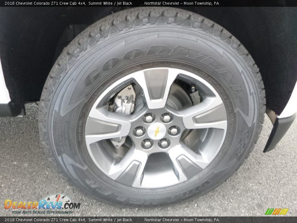 2018 Chevrolet Colorado Z71 Crew Cab 4x4 Summit White / Jet Black Photo #9