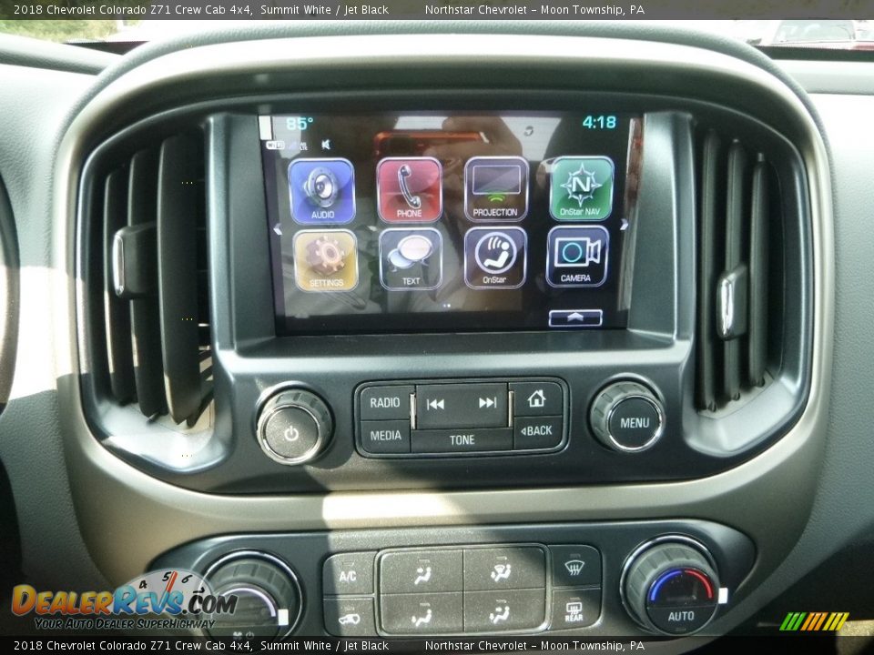 2018 Chevrolet Colorado Z71 Crew Cab 4x4 Summit White / Jet Black Photo #18