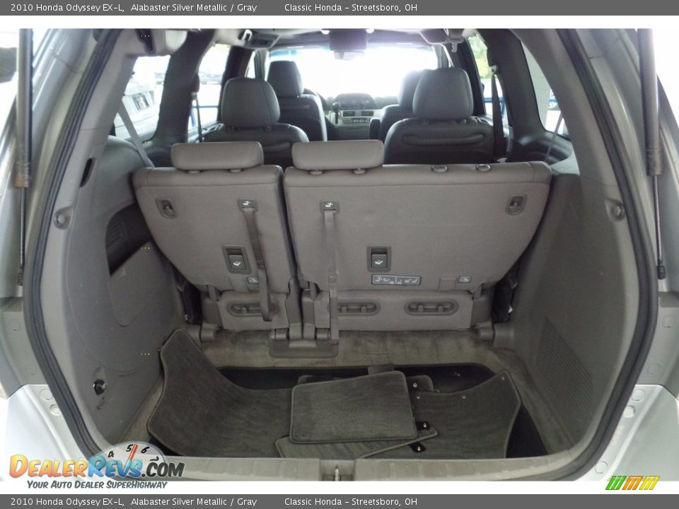 2010 Honda Odyssey EX-L Alabaster Silver Metallic / Gray Photo #27